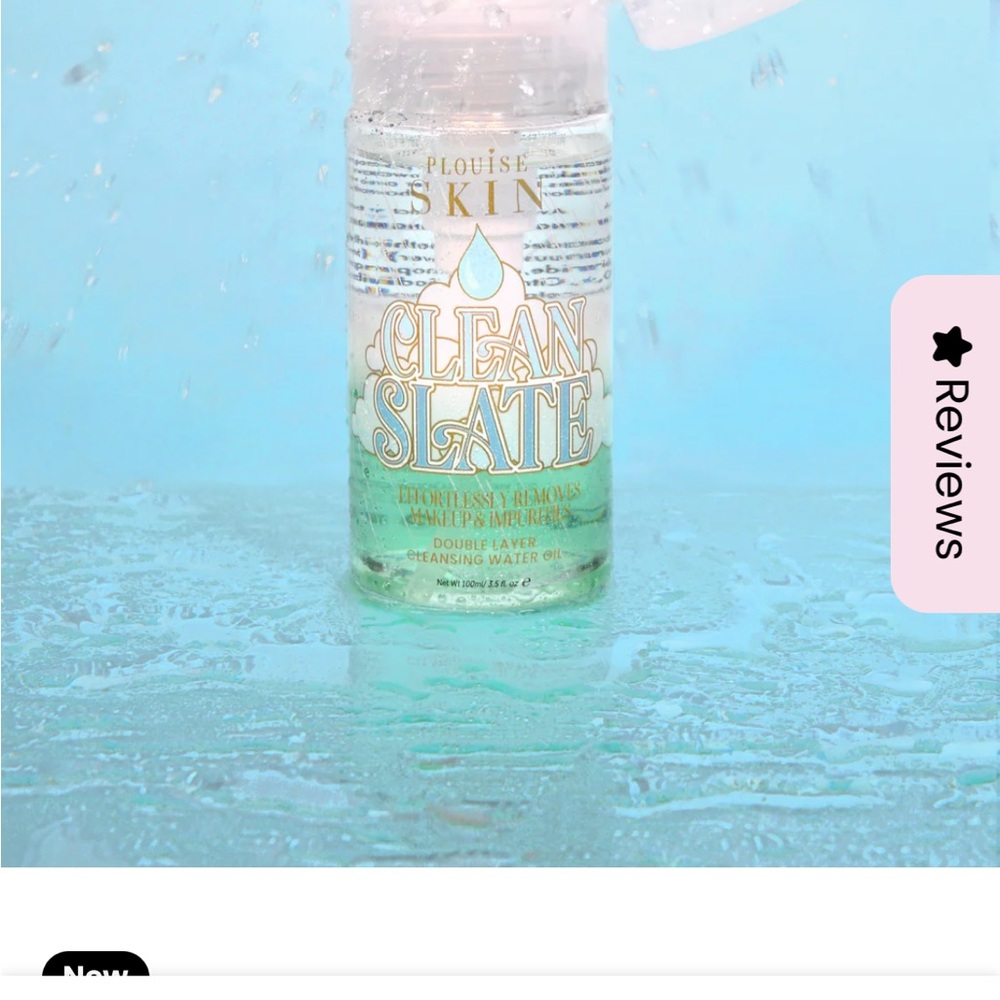 Gentle cleansing water oil